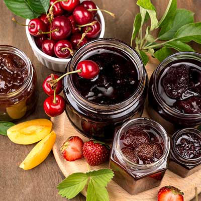 Pots à confiture vides