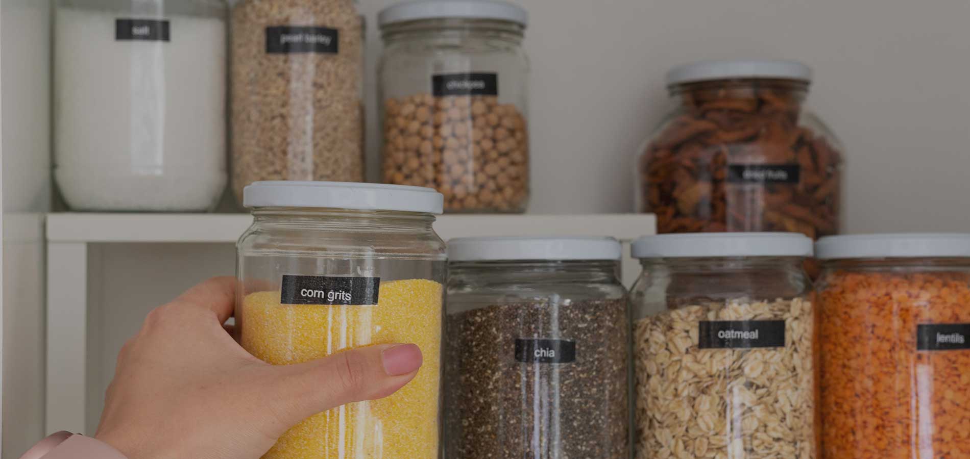 Pots et bocaux vides pour la conserve