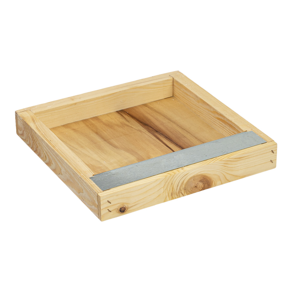 Nourrisseur couvre-cadres en bois paraffiné pour ruche warré 50mm