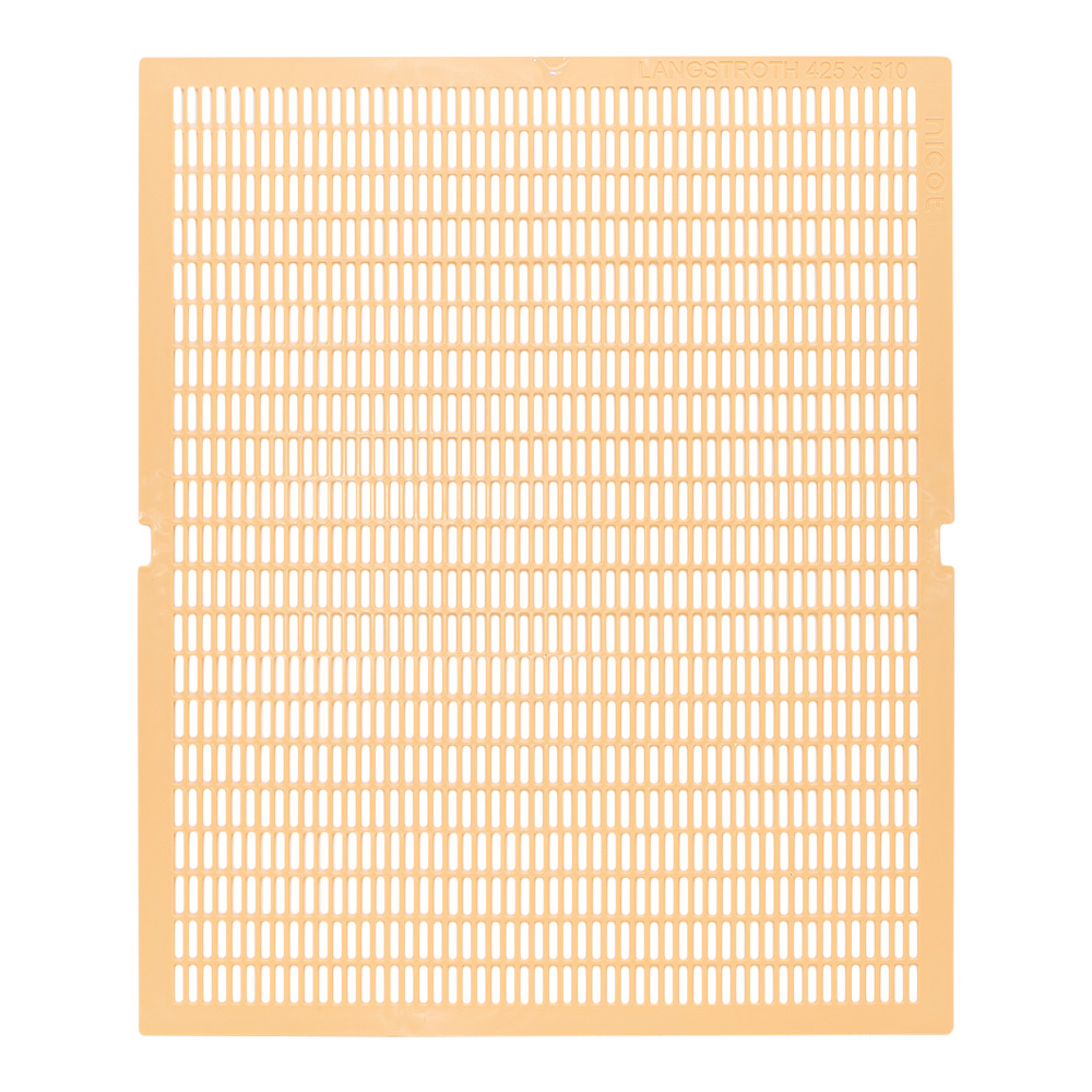 Grille à reine en plastique nicot pour ruche langstroth