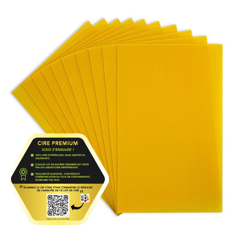 Cire gaufrée premium voirnot corps (320x320 mm) - 5 kg