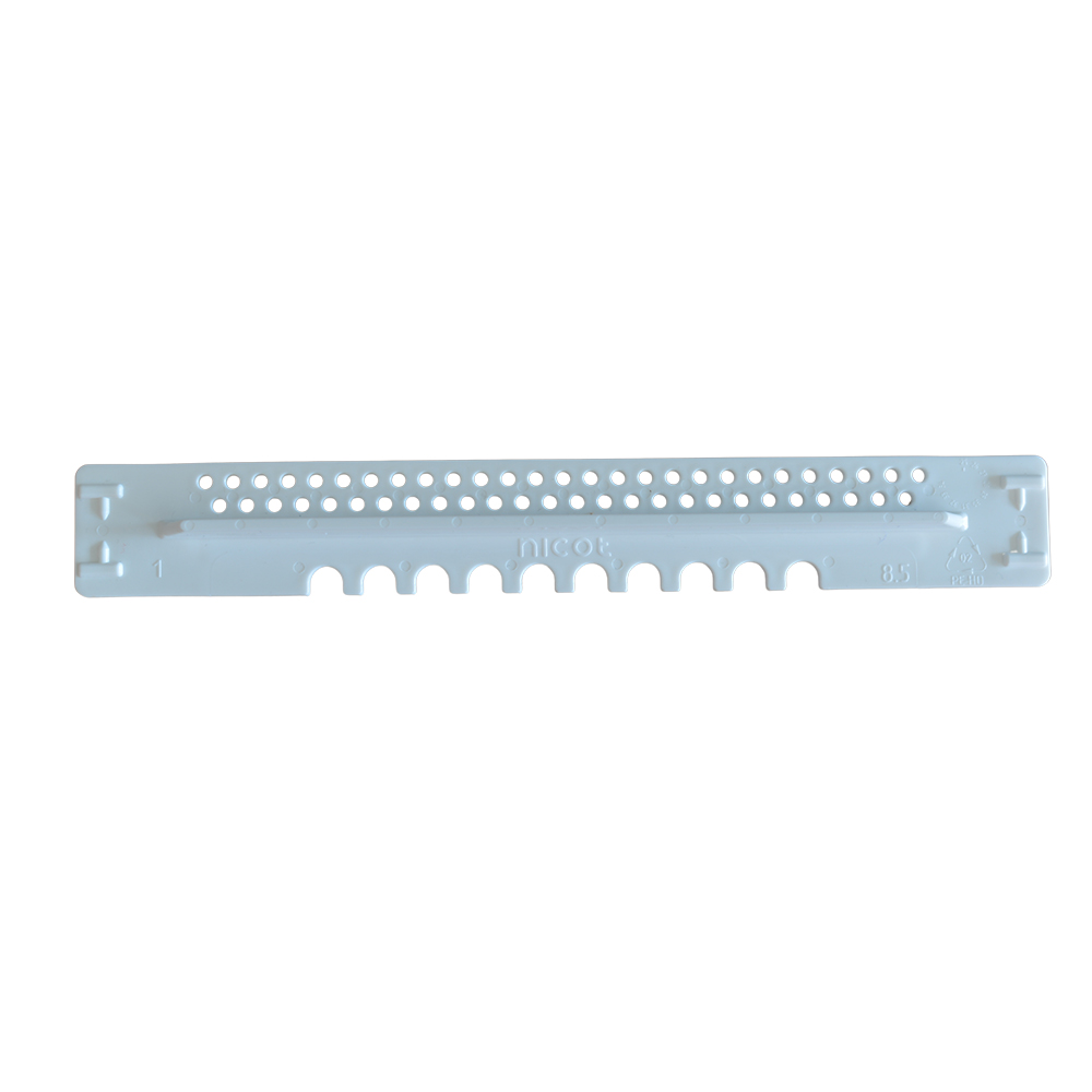 Porte d'entrée nicot 8,5 mm pour ruchette 6 cadres - plastique blanc réversible