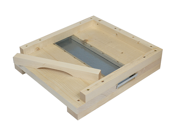 Plateau aéré warré standard ruchéco - aération arrière anti-humidité