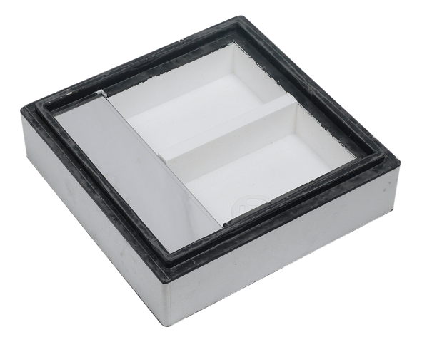 Nourrisseur couvre-cadres polystyrène miniplus lyson - 2 compartiments isolants