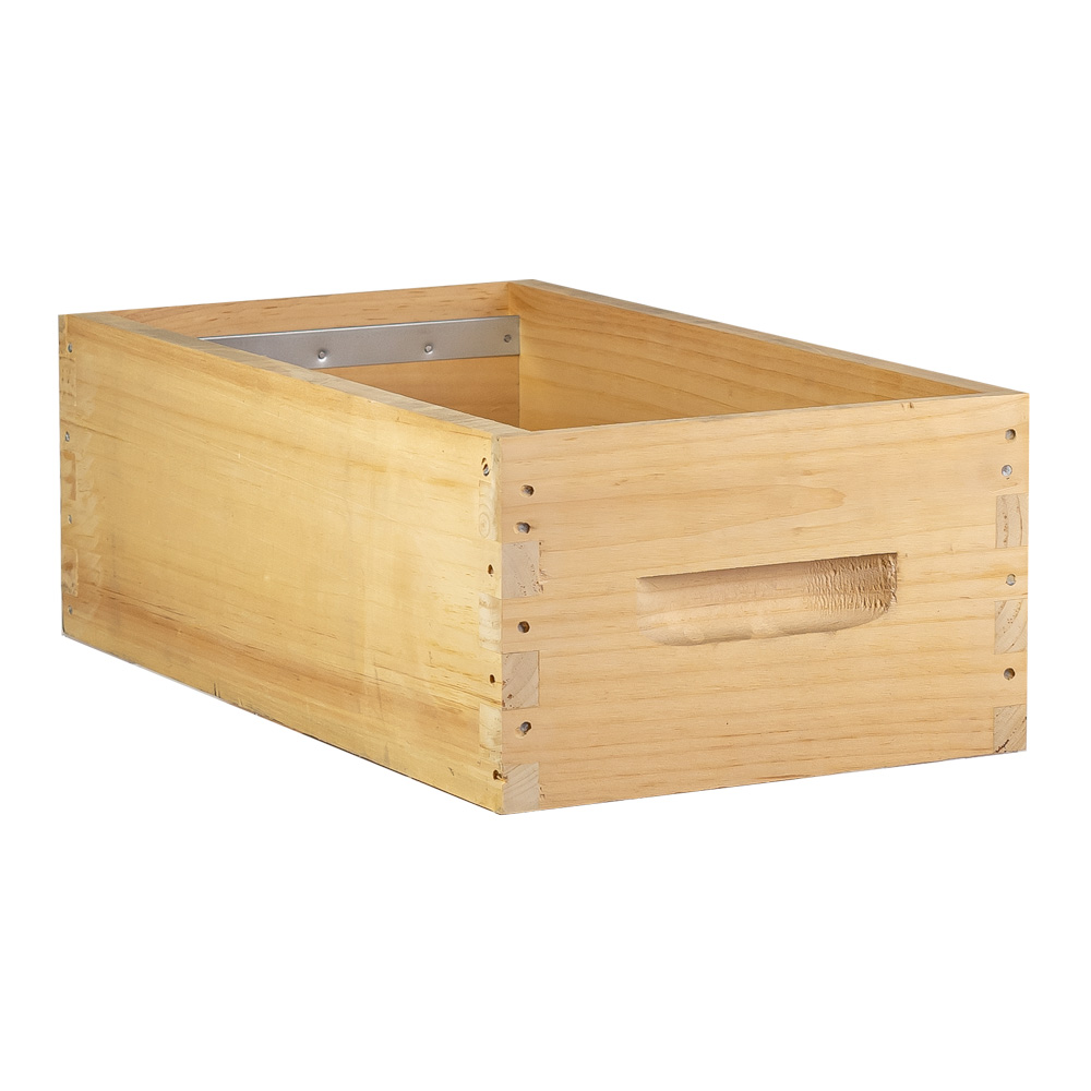 Haussette dadant 5 cadres en pin maritime - tenons & bandes lisses, ruchéco +