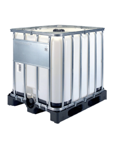 Cuve reconditionn&eacute;e 600l sur palette avec poche neuve alimentaire