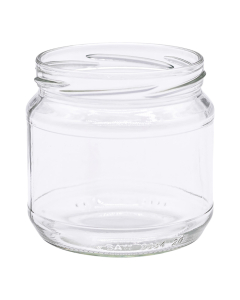 Pot en verre cylindrique 500g - 380ml avec fermeture to82