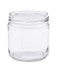 Pot en verre cylindrique 500g - volume 390ml - TO82