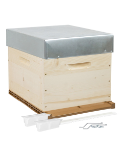 Ruche Dadant 10 cadres mi-bois compl&egrave;te - &Eacute;CO+