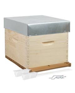 Ruche Dadant 10 cadres &agrave; tenons compl&egrave;te - &Eacute;CO+ - palette de 16