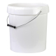 Seau plastique blanc 20kg (16L) sans couvercle