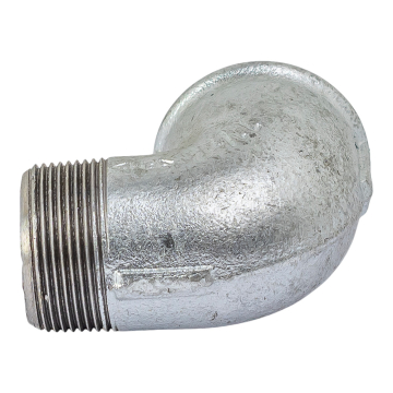 Coude galvanisé petit rayon pour tuyauterie miellerie