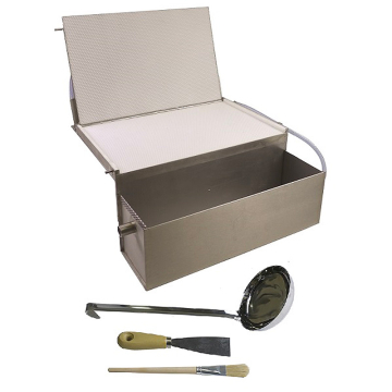 Gaufrier à cire professionnel avec refroidissement par eau - matrice silicone