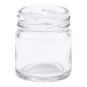 Pot en verre cylindrique 40g - 43ml avec fermeture to43