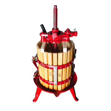 Pressoir à miel bois acier avec mécanisme cliquet - extraction traditionnelle