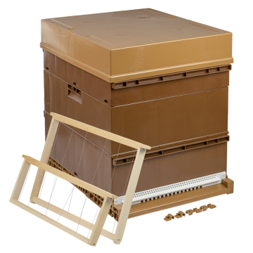 Ruche Dadant 10 cadres plastique complète