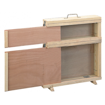 Ruchette d'observation dadant corps et hausse vitrés pédagogique