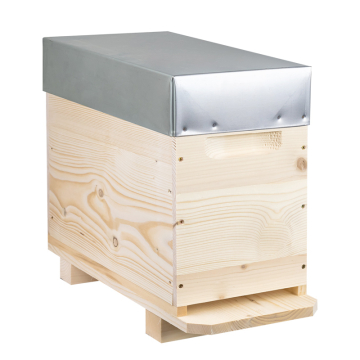 Ruchette 6 cadres Dadant (corps avec crémaillères, plateau et toit en 105) - Ruchéco