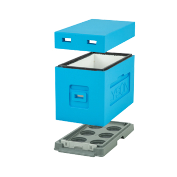 Ruchette Dadant 6 cadres polystyrène - sans nourrisseur ni cadres