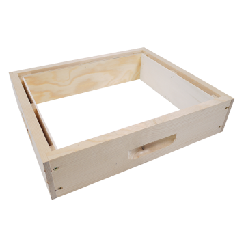 Hausse en bois dadant 10 cadres pour sections ross round