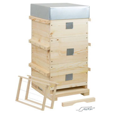 Ruche Warré 3 corps mi-bois Ruchéco complète