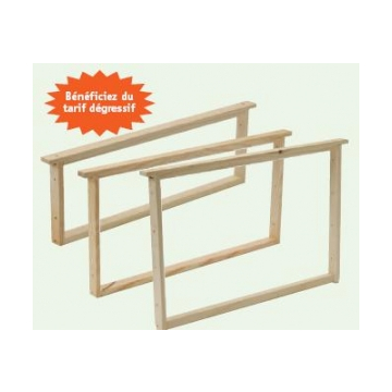 Cadre de hausse Dadant longueur Langstroth non-filé