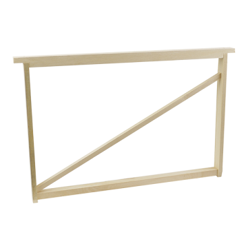 Cadre à jambage pour corps de ruche dadant