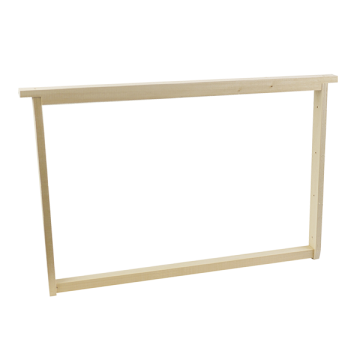 Cadre Dadant corps bois pour feuille gaufrée plastique