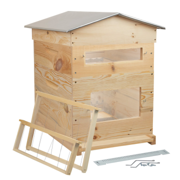 Ruche Dadant 10 cadres Ruchéco corps et hausse vitrés