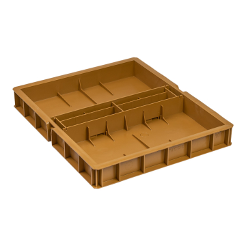 Nourrisseur couvre-cadres plastique nicot 2x3,5l pour ruche langstroth