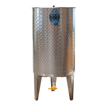 Maturateur miel inox 300l sur pieds - évacuation totale 410kg