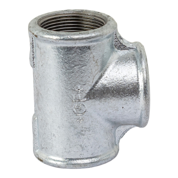 Té raccord tuyauterie acier galvanisé ø 40x49 mm