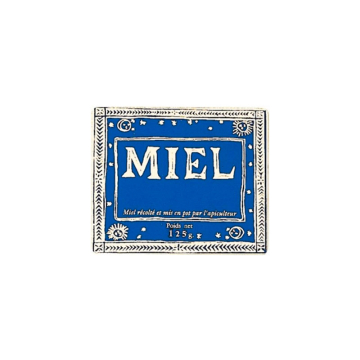 Etiquettes miel 125g modèle antique 30x25mm (x100)