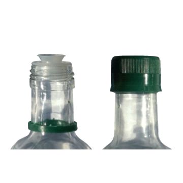 Bouchons plastique vert avec verseur pour bouteilles marasca (x10)