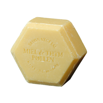 Savon au miel de Thym et pollen - parfum chèvrefeuille - 100g