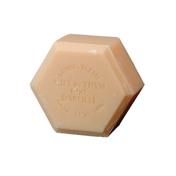Savon au miel Thym et cire d'abeille - parfum orange - 100g