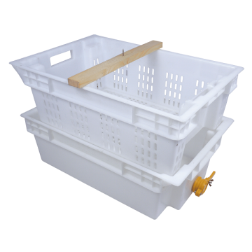 Bac à désoperculer plastique Uncapper avec traverse et robinet