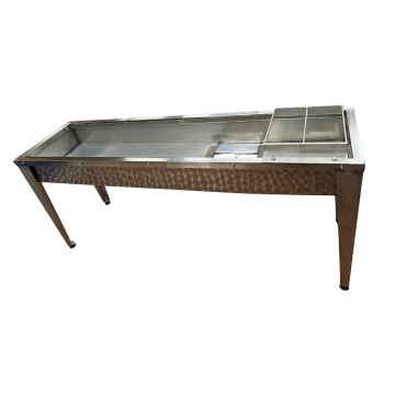 Stand professionnel inox 2 mètres - API ÉQUIPEMENT