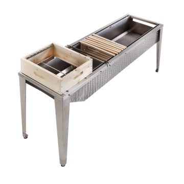 Bac à désoperculer professionnel inox 2 mètres api équipement