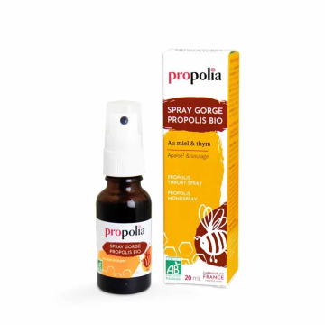 Spray buccal apaisant bio propolis Propolia 20 ml