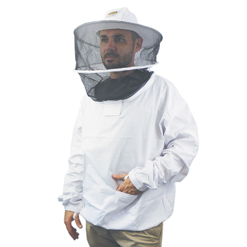 Vareuse apicole confortable chapeau zippé - toile légère