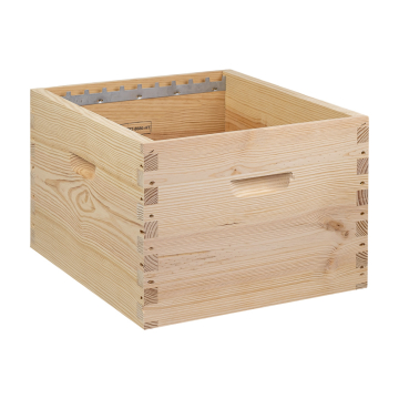 Corps de ruche dadant 10 cadres à tenons en pin maritime - ruchéco+