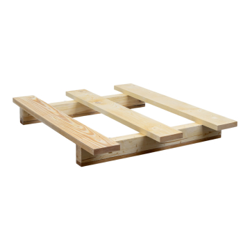 Palette pour 4 ruches en bois paraffiné avec semelle chêne