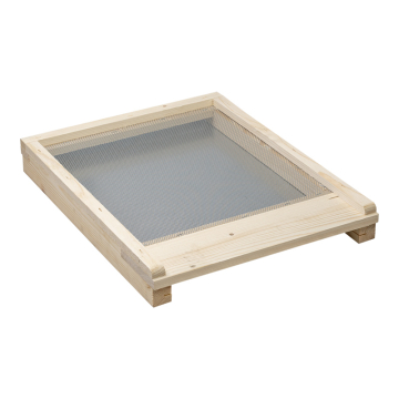 Palette 144 plateaux anti-varroa 10 cadres ruchéco avec lange métallique