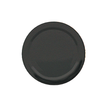 Capsules métalliques pasteurisables TO63 - noire - lot de 50