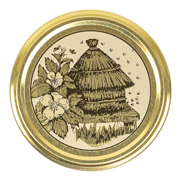 Capsules métalliques pasteurisables TO63 - or ruche - lot de 50