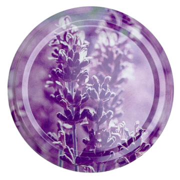 Capsules métalliques pasteurisables TO82 - lavande - lot de 25