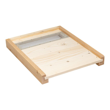 Plateau 10  cadres aération arrière paraffiné - Rucheco