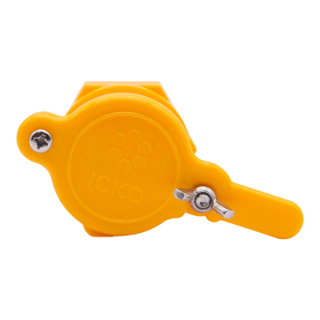 Robinet plastique miel filetage mâle 40x49mm avec écrou