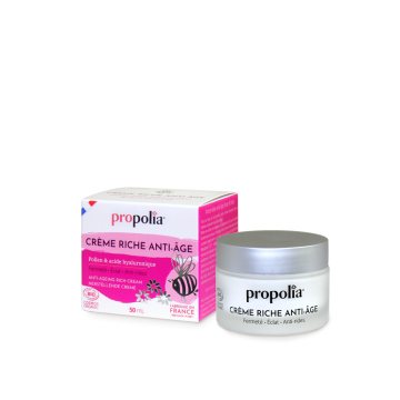 Crème anti-âge Bio Propolia pollen & acide hyaluronique - 50ml